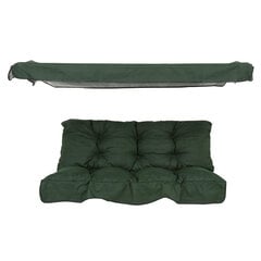 Подушка для качелей с козырьком Patio Tora H024-32IB, зеленая цена и информация | Подушки, наволочки, чехлы | pigu.lt