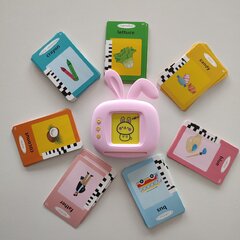Elektroninis angliškų žodžių kortelių skaitytuvas Bunny kaina ir informacija | Lavinamieji žaislai | pigu.lt