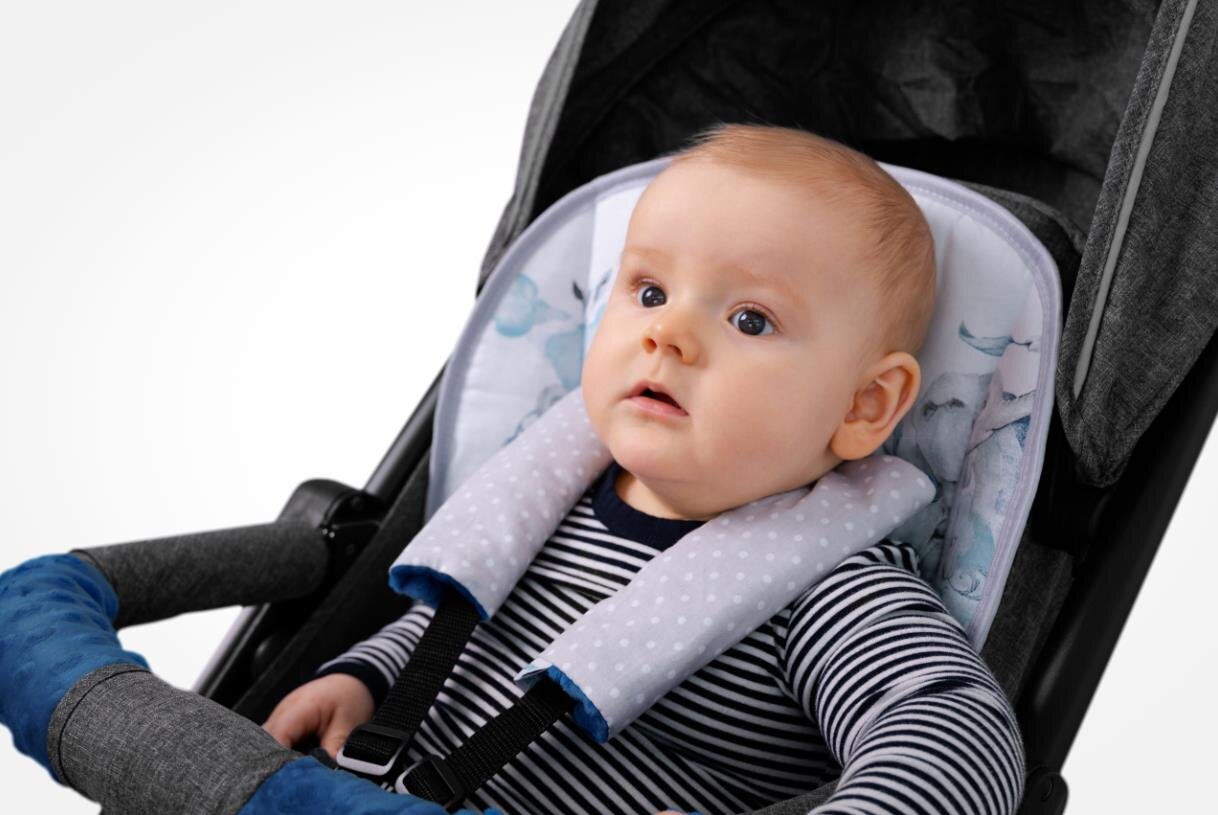 Vežimėlio buomelio ir diržų apsauga Babymam kaina ir informacija | Vežimėlių priedai | pigu.lt
