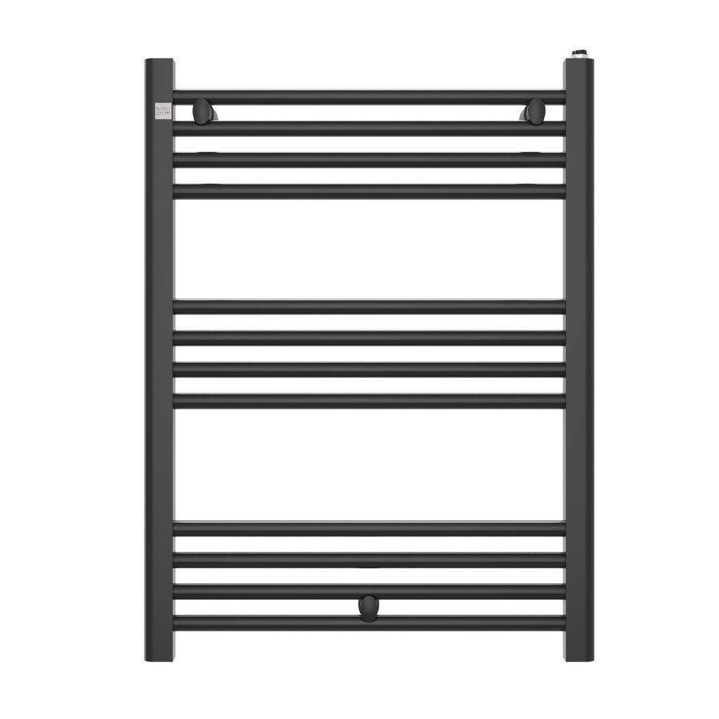 Vonios kambario radiatorius kopėčių formos radiatorius Puerto juodas 80/60 cm цена и информация | Gyvatukai, vonios radiatoriai | pigu.lt
