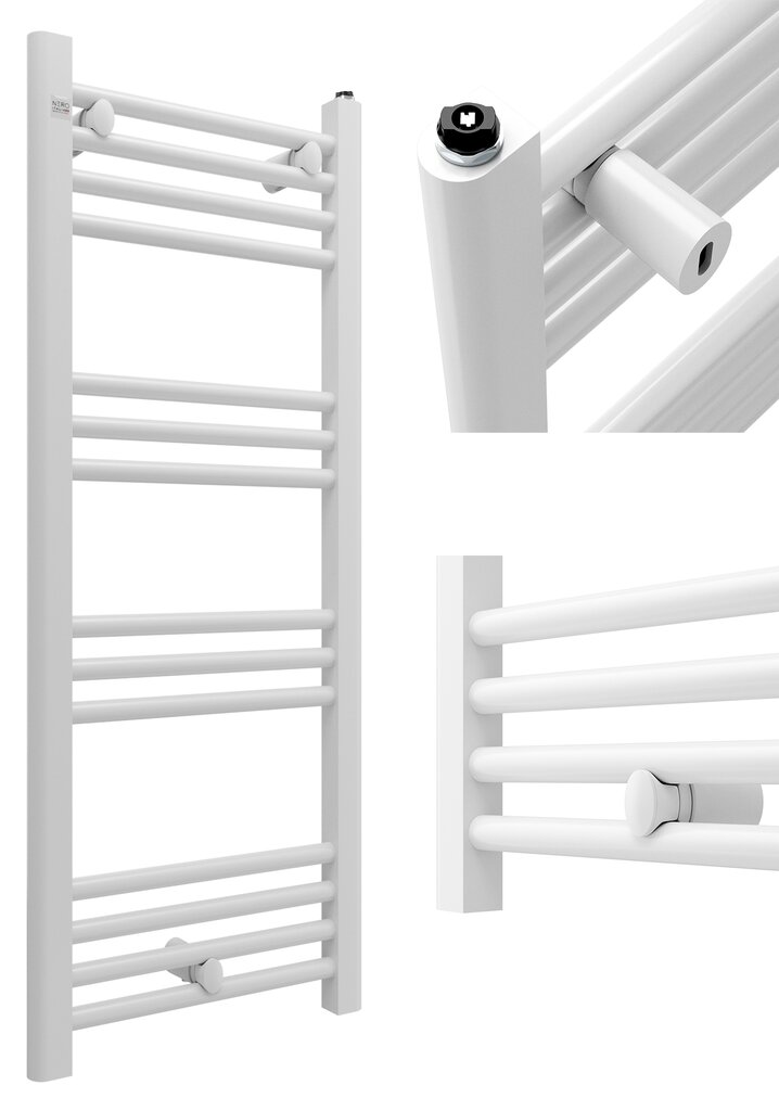 Vonios kambario radiatorius kopėčių formos radiatorius Puerto baltas 40/100 cm цена и информация | Gyvatukai, vonios radiatoriai | pigu.lt