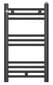 Vonios kambario radiatorius kopėčių formos radiatorius Puerto juodas 40/70 cm цена и информация | Gyvatukai, vonios radiatoriai | pigu.lt