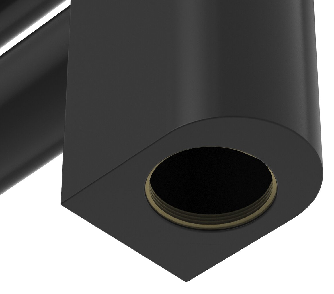 Vonios kambario radiatorius kopėčių formos radiatorius Puerto juodas 40/70 cm цена и информация | Gyvatukai, vonios radiatoriai | pigu.lt