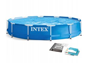 Круглый каркасный бассейн Intex 366 x 366 см цена и информация | Бассейны | pigu.lt
