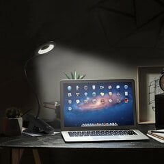 Настольная лампа CUHIOY с зажимом, перезаряжаемая USB-C цена и информация | Настольные светильники | pigu.lt