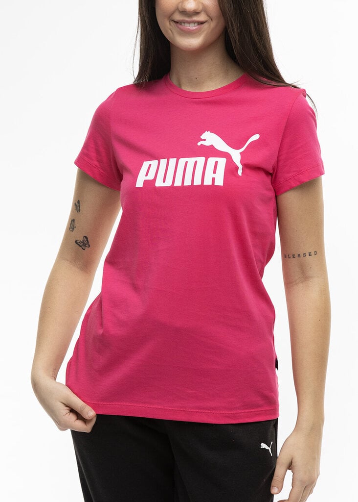 Marškinėliai moterims Puma 586775 49, rožiniai kaina ir informacija | Marškinėliai moterims | pigu.lt