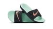 Nike šlepetės Kawa Slide, juoda-mėtinė kaina ir informacija | Šlepetės moterims | pigu.lt