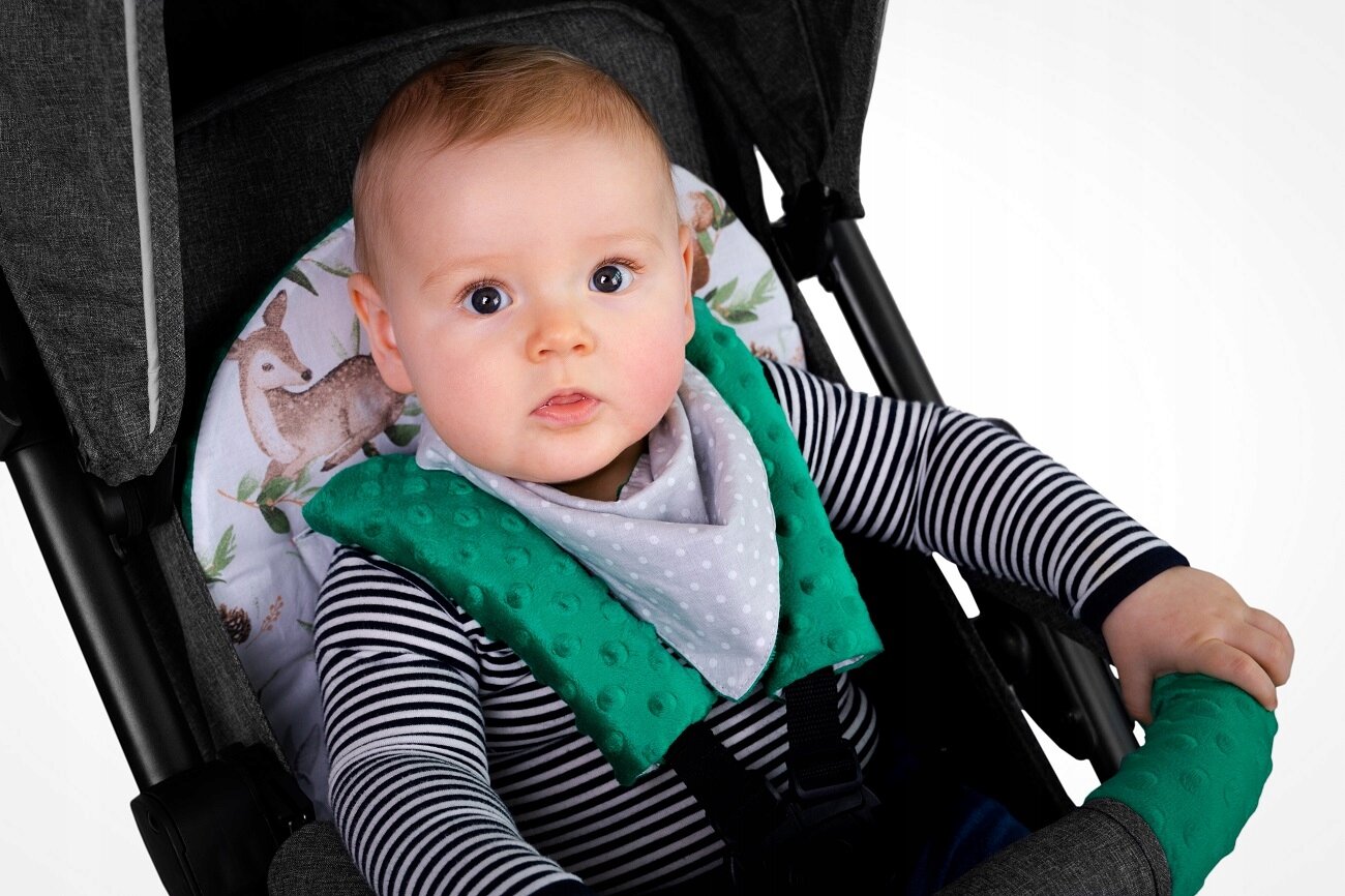 Vežimėlio buomelio ir diržų apsauga Babymam цена и информация | Vežimėlių priedai | pigu.lt