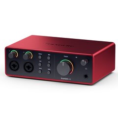 Garso sąsaja Focusrite Scarlett 4i4 4th Gen kaina ir informacija | Priedai muzikos instrumentams | pigu.lt