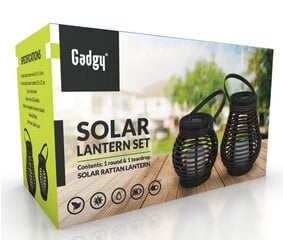 Солнечные фонари Gadgy, А+, 2 шт. цена и информация | Уличные светильники | pigu.lt