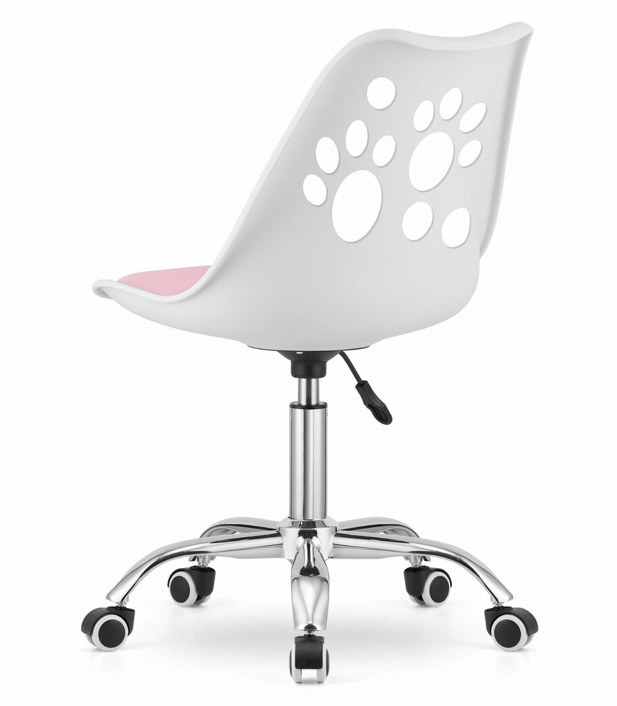 Kėdė, balta/rožinė kaina ir informacija | Biuro kėdės | pigu.lt