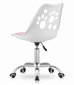Kėdė, balta/rožinė цена и информация | Biuro kėdės | pigu.lt