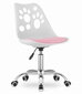 Kėdė, balta/rožinė kaina ir informacija | Biuro kėdės | pigu.lt