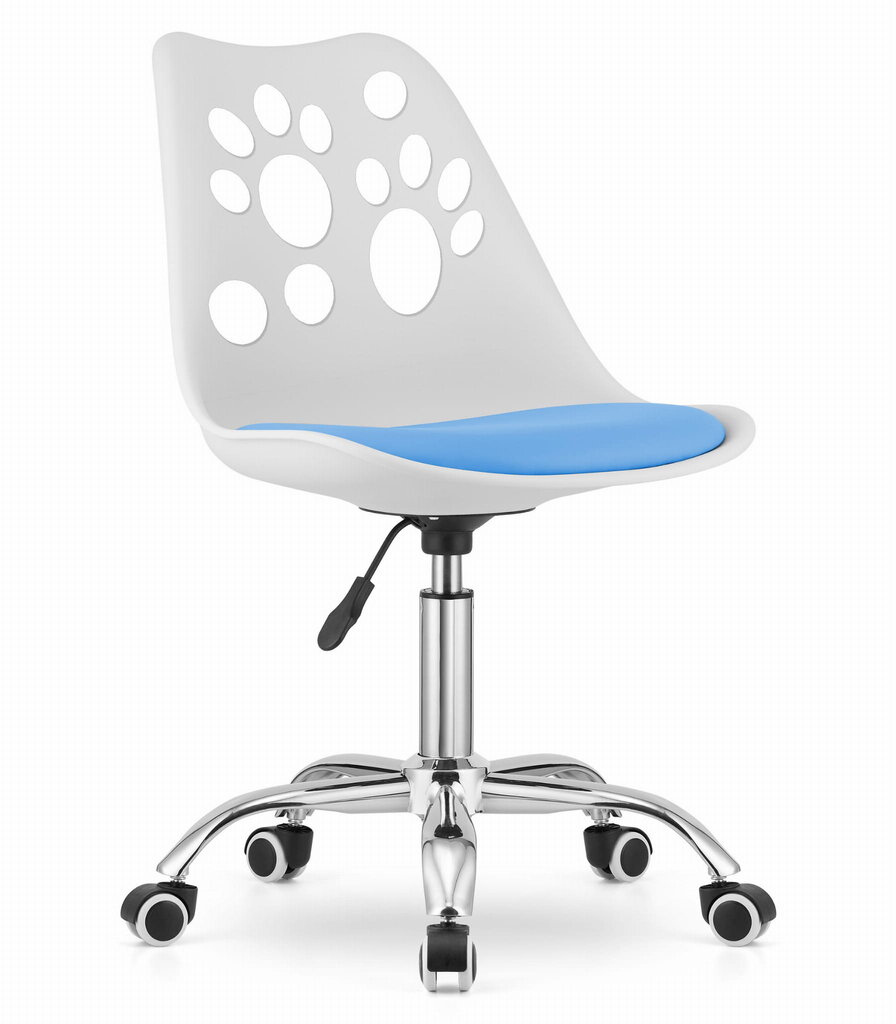 Kėdė, mėlyna/balta kaina ir informacija | Biuro kėdės | pigu.lt