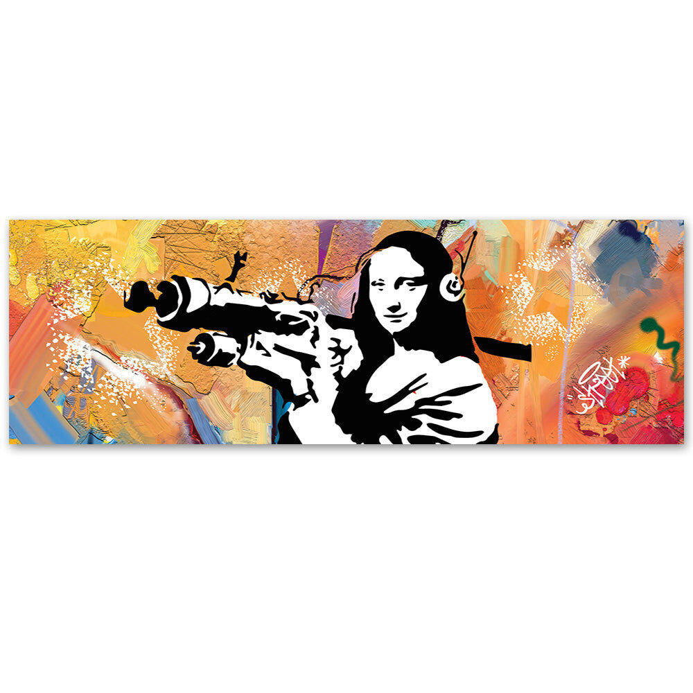 Paveikslas Banksy Mona Lisa Bazooka kaina ir informacija | Reprodukcijos, paveikslai | pigu.lt