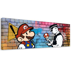 Paveikslas Banksy Super Mario and Cop цена и информация | Репродукции, картины | pigu.lt