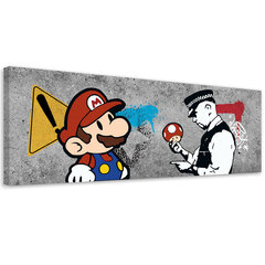 Paveikslas Banksy Super Mario and Cop цена и информация | Репродукции, картины | pigu.lt