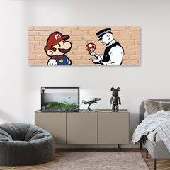 Paveikslas Banksy Super Mario and Cop цена и информация | Репродукции, картины | pigu.lt