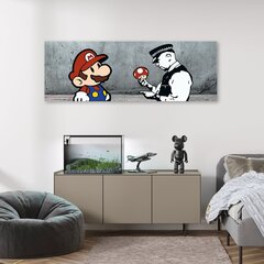 Paveikslas Banksy Super Mario and Cop kaina ir informacija | Reprodukcijos, paveikslai | pigu.lt