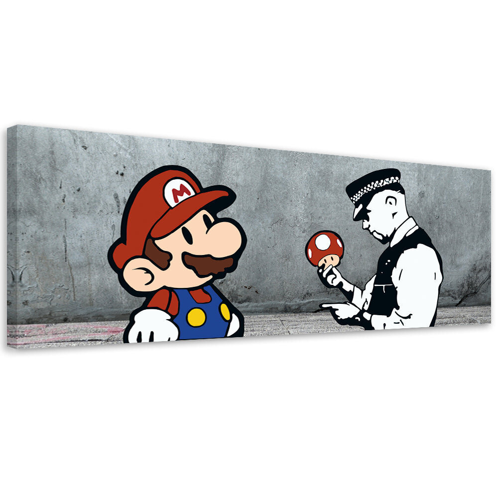 Paveikslas Banksy Super Mario and Cop kaina ir informacija | Reprodukcijos, paveikslai | pigu.lt