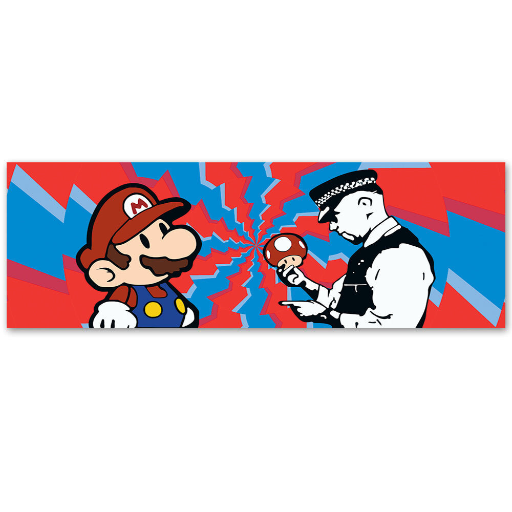 Paveikslas Banksy Super Mario and Cop kaina ir informacija | Reprodukcijos, paveikslai | pigu.lt