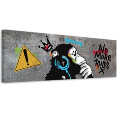 Paveikslas Banksy DJ Monkey цена и информация | Репродукции, картины | pigu.lt