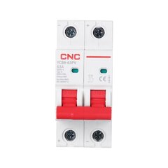 DC Miniature Circuit Breaker, 2P, 63A, Cat.A, 500VDC, 6kA цена и информация | Выключатели, розетки | pigu.lt