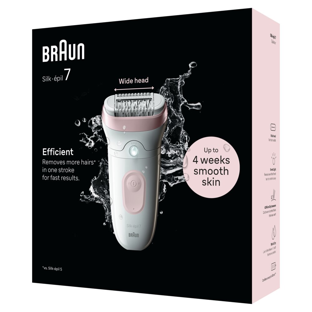 Braun Silk-Epil 7 7-000 kaina ir informacija | Epiliatoriai | pigu.lt