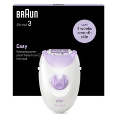 Braun Silk-Epil 3 3-000 цена и информация | Эпиляторы | pigu.lt