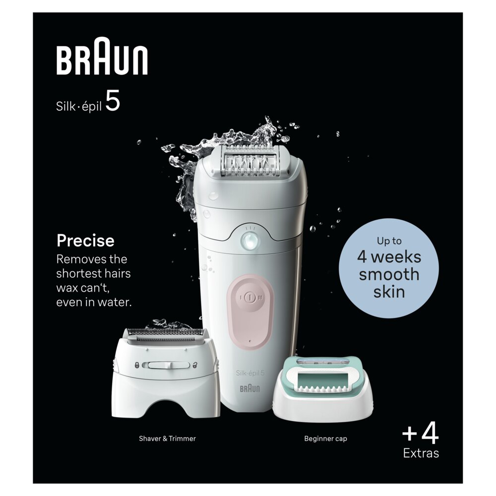 Braun Silk-Epil 5 SE5-050 kaina ir informacija | Epiliatoriai | pigu.lt