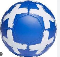 Futbolo kamuolys Bullet star, baltas/mėlynas kaina ir informacija | Futbolo kamuoliai | pigu.lt