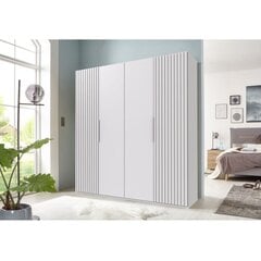 4-дверный шкаф Aatrium Andorra, белый цвет цена и информация | Шкафы | pigu.lt