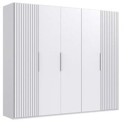 5-дверный шкаф Aatrium Andorra, белый цвет цена и информация | Шкафы | pigu.lt