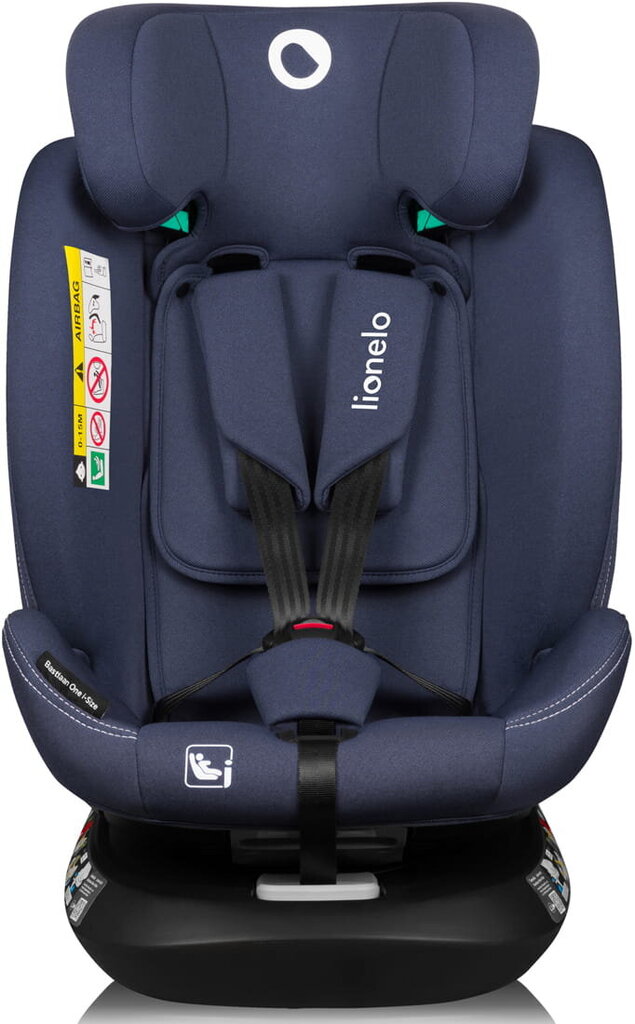 Automobilinė kėdutė Lionelo Bastiaan One I-Size 40-150 cm, navy blue цена и информация | Autokėdutės | pigu.lt