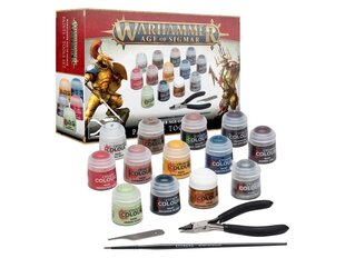 Набор красок и инструментов Warhammer Age of Sigmar: Paint + Tools Set , 80-17 цена и информация | Принадлежности для рисования, лепки | pigu.lt