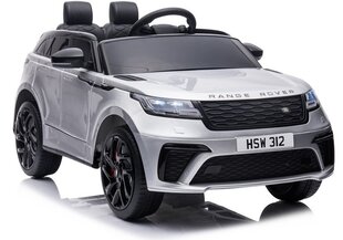 Dvivietis vaikiškas elektromobilis Range Rover, sidabrinis kaina ir informacija | Elektromobiliai vaikams | pigu.lt