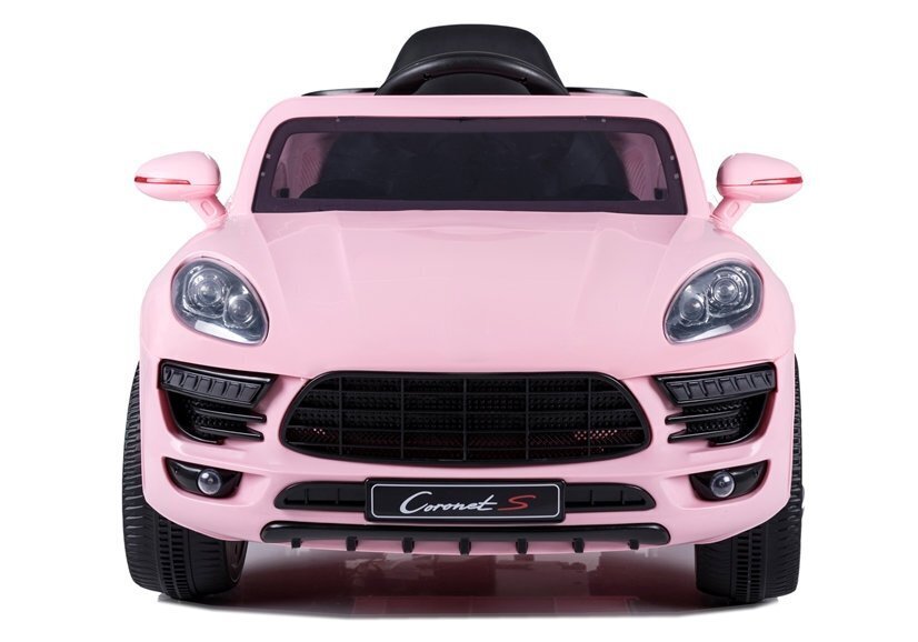 Vienvietis vaikiškas elektromobilis Coronet S, rožinis kaina ir informacija | Elektromobiliai vaikams | pigu.lt
