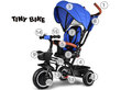 Vaikiškas triratukas su stogeliu 3in1 „Tiny Bike“, mėlynas цена и информация | Triratukai | pigu.lt