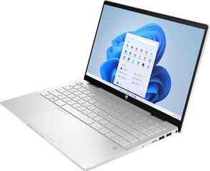 HP Pavilion x360 14-ek0033dx Touch 14", Intel Core i5-1235U, 8GB, 512GB SSD, WIN 10, Sidabrinis цена и информация | Ноутбуки | pigu.lt