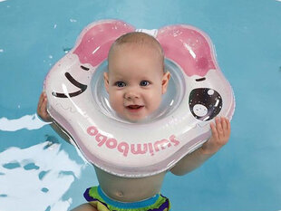 Kūdikių plaukimo ratas Fruugo, 40cm, rožinins kaina ir informacija | Pripučiamos ir paplūdimio prekės | pigu.lt