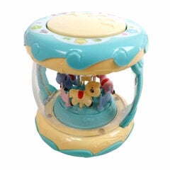 Besisukanti būgninė lempa su karusele Luxma цена и информация | Игрушки для малышей | pigu.lt