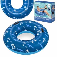 Plaukimo ratas Bestway, 119 cm, mėlynas kaina ir informacija | Pripučiamos ir paplūdimio prekės | pigu.lt