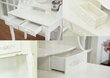 Kosmetinis staliukas Stazer FST012, 150x75cm, baltas kaina ir informacija | Kosmetiniai staliukai | pigu.lt