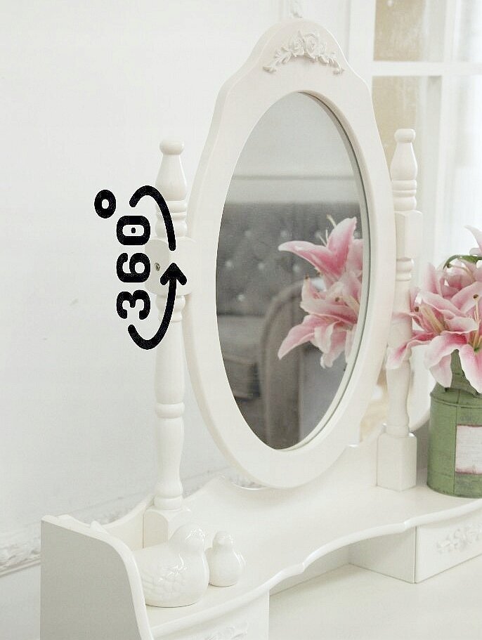 Kosmetinis staliukas Stazer FST012, 150x75cm, baltas цена и информация | Kosmetiniai staliukai | pigu.lt