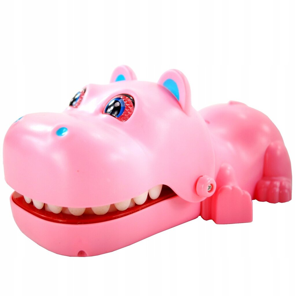 Sergantis hipopotamas Luxma, rožinis цена и информация | Žaislai mergaitėms | pigu.lt