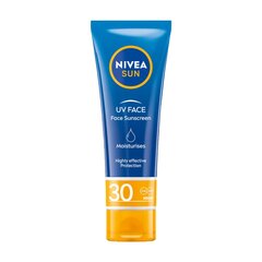 Крем для лица от солнца Nivea Sun SPF30, 50 мл цена и информация | Кремы от загара | pigu.lt