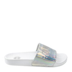 Klapki damskie COLMAR SLIPPER LUX white/silver 27848-19 цена и информация | Женские тапочки | pigu.lt