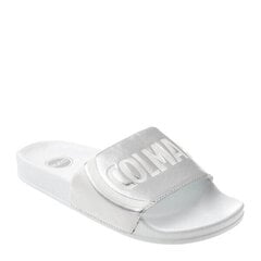 Klapki damskie COLMAR Slipper Logo white-silver 52961-21 цена и информация | Женские тапочки | pigu.lt