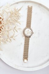 Moteriškas laikrodis, dekoruotas kubiniais cirkoniais Giorgio ir Dario GDM3028 auksu kaina ir informacija | Moteriški laikrodžiai | pigu.lt