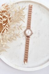 Moteriškas laikrodis su kubiniais cirkoniais ant apyrankės Giorgio & Dario GDM3411 Rose Gold kaina ir informacija | Moteriški laikrodžiai | pigu.lt